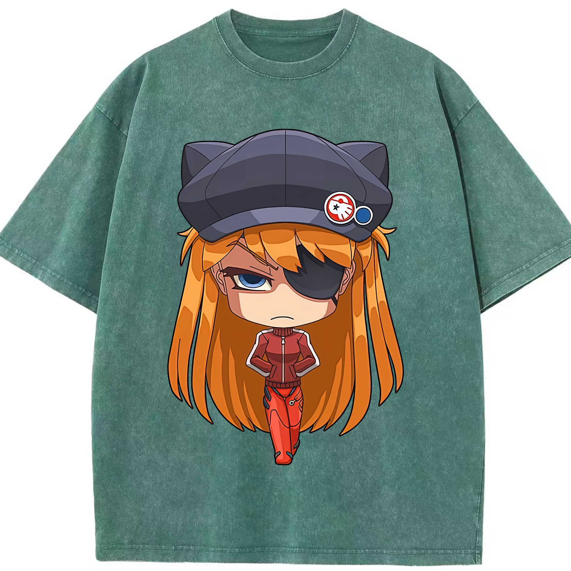 （画像用） EVA 新世紀エヴァンゲリオン 綿100% ヴィンテージ風 半袖Tシャツ（フロントプリント）